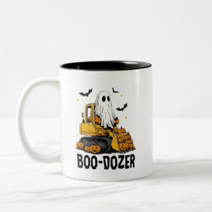 2 Couleurs Tasse de dessin animé de fantôme et de citrouille