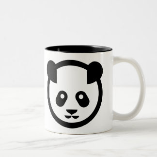 2 Couleurs Tasse de deux pandas