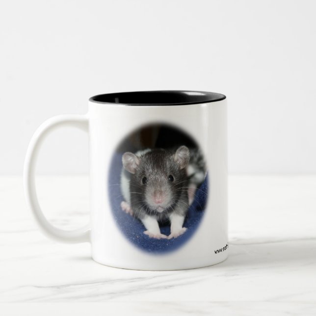 2 Couleurs Tasse de deux rattie (Gauche)