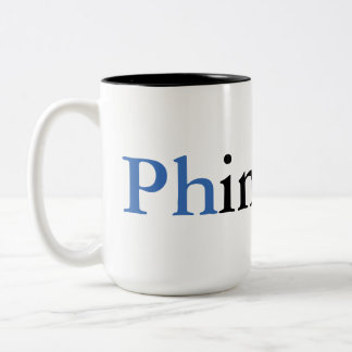 2 Couleurs Tasse de diplômé de PhD