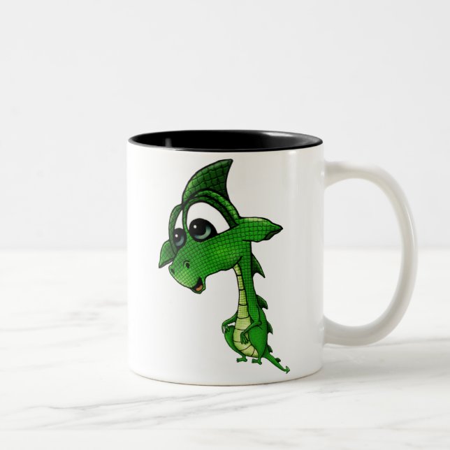 2 Couleurs Tasse de dragon de bébé (Droit)