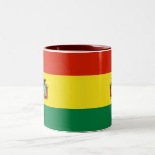 2 Couleurs Tasse de drapeau de la Bolivie