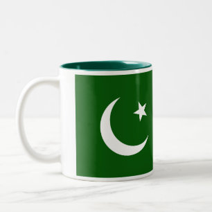2 Couleurs Tasse de drapeau du Pakistan