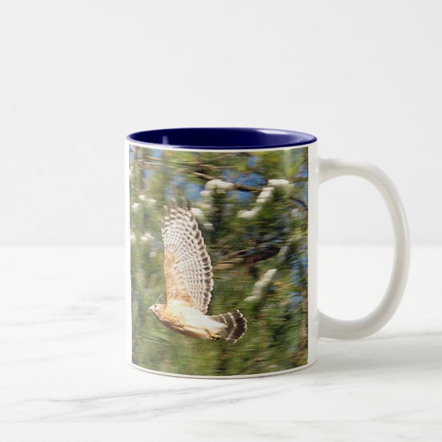 2 Couleurs Tasse de faucon en vol (Droit)