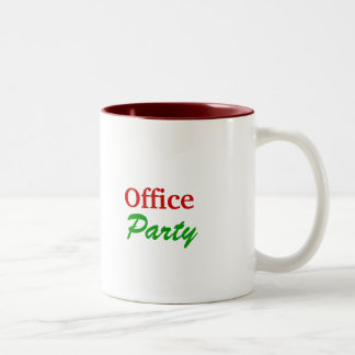 2 Couleurs Tasse de fête au bureau
