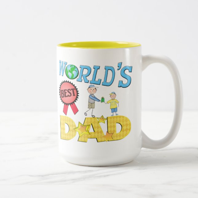 2 Couleurs Tasse de fête des pères (Droit)