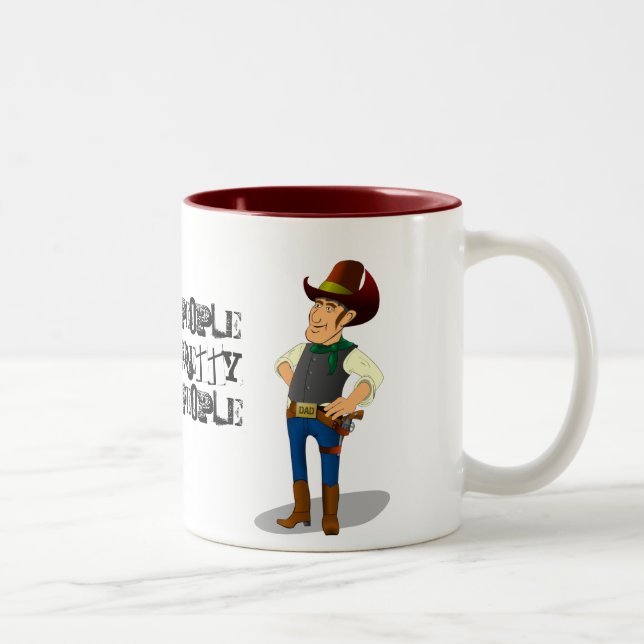 2 Couleurs Tasse de fête des pères (Droit)