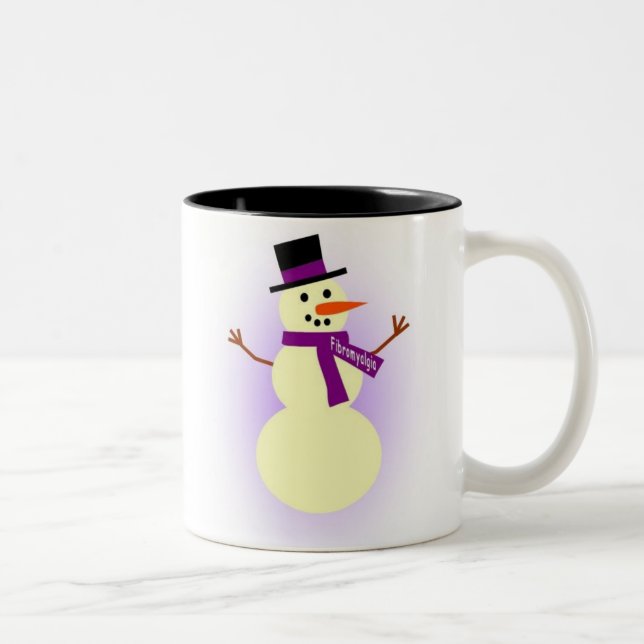 2 Couleurs Tasse de fibromyalgie (Droit)