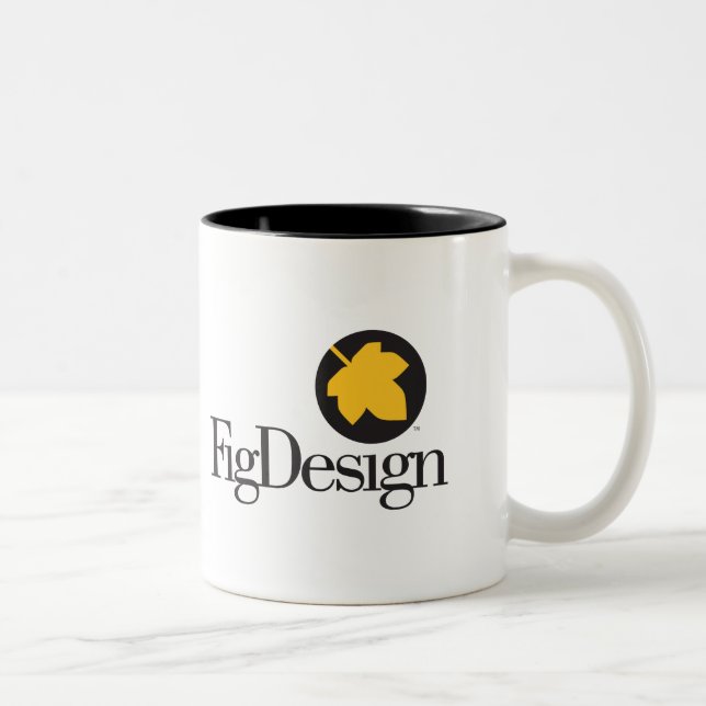 2 Couleurs Tasse de FigDesign (Droit)