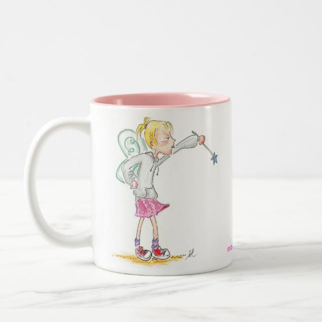 2 Couleurs Tasse de fille de féerie (Gauche)