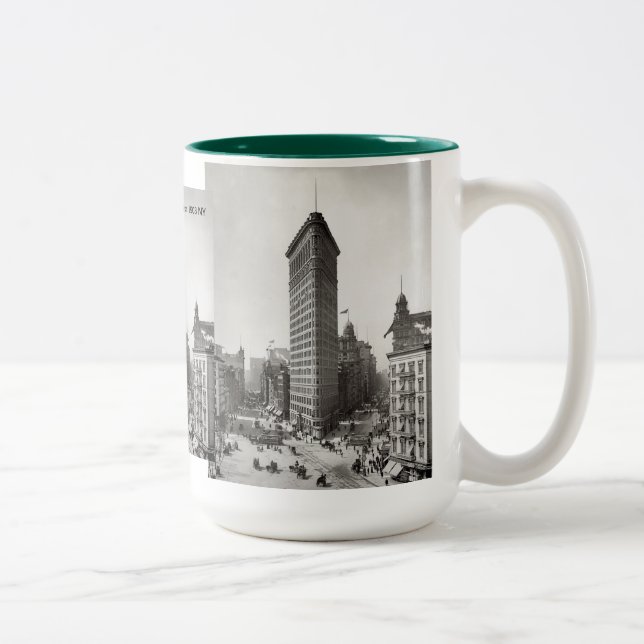 2 Couleurs Tasse de Flatiron 1903 (Droit)