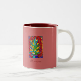 2 Couleurs Tasse de fleur