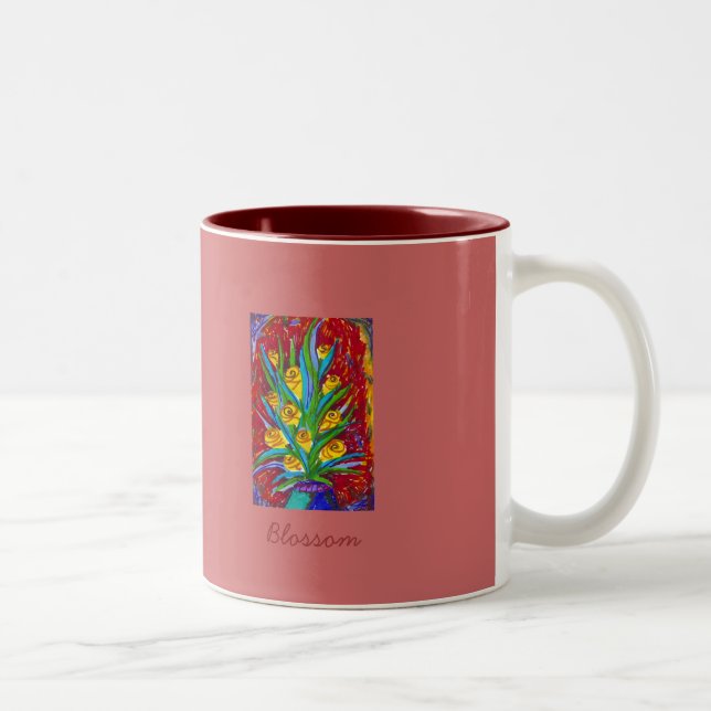 2 Couleurs Tasse de fleur (Droit)