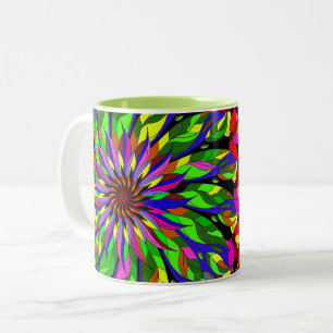2 Couleurs Tasse de Fleur-Remous
