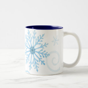 2 Couleurs tasse de flocon de neige