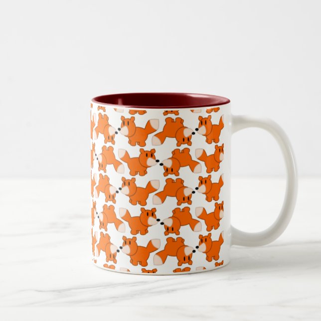 2 Couleurs Tasse de Fox (Droit)