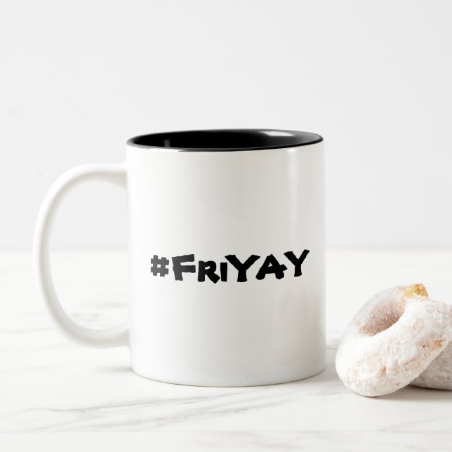 2 Couleurs Tasse de FriYay (Avec donut)