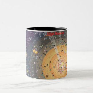 2 Couleurs Tasse de frontière élevée