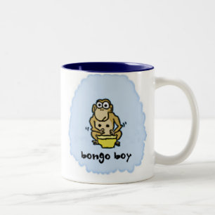 2 Couleurs Tasse de garçon de bongo