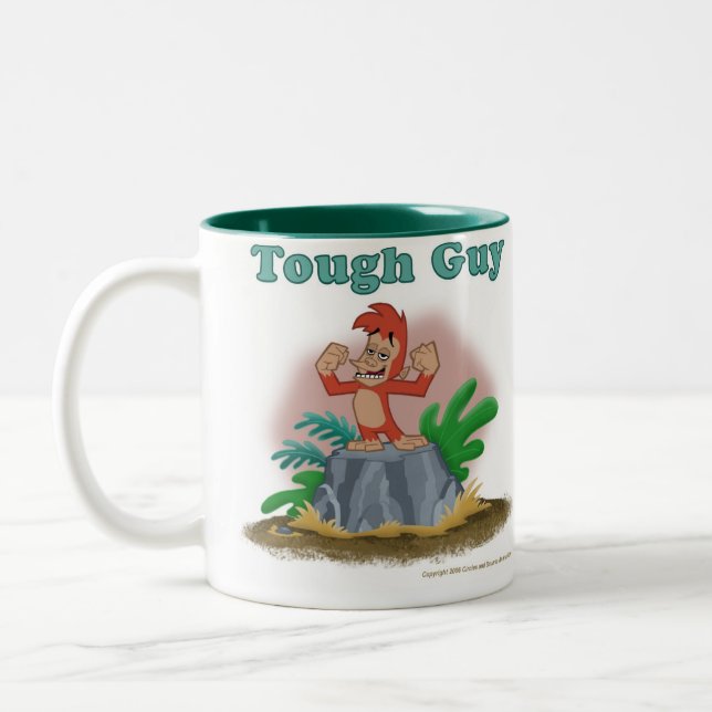 2 Couleurs Tasse de gars dur (Gauche)