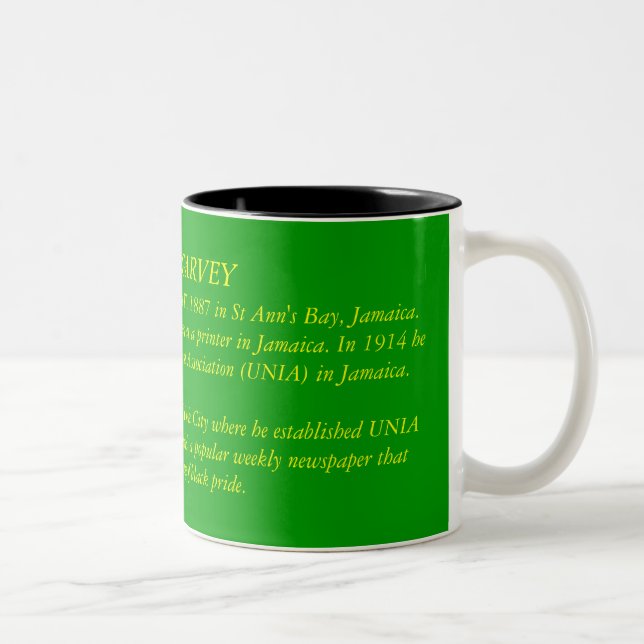 2 Couleurs Tasse de GARVEY de MARCUS (Droit)