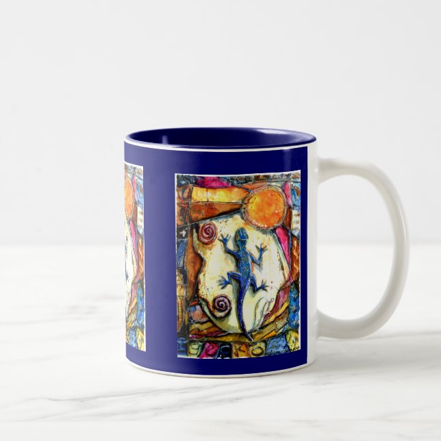 2 Couleurs Tasse de Gecko de PMACarlson (Droit)