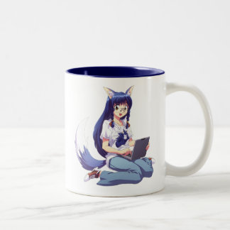 2 Couleurs Tasse de geek d'Anime
