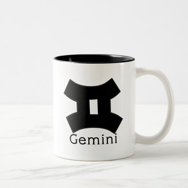 2 Couleurs Tasse de Gémeaux (Droit)