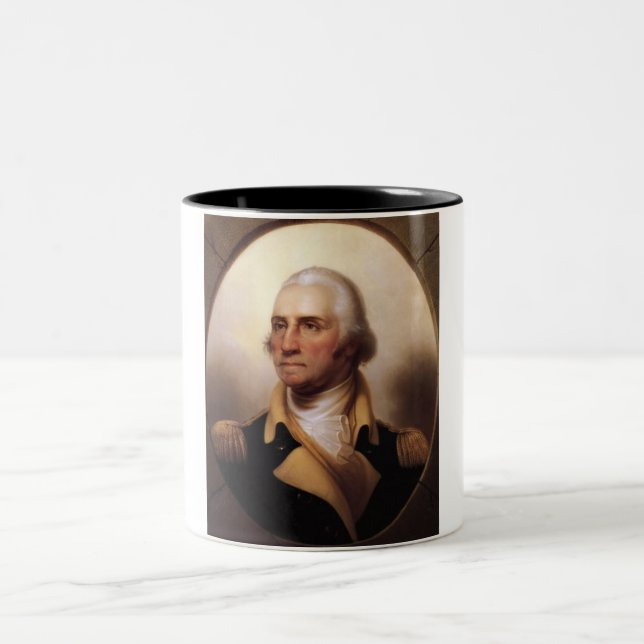 2 Couleurs Tasse de George Washington (Centre)