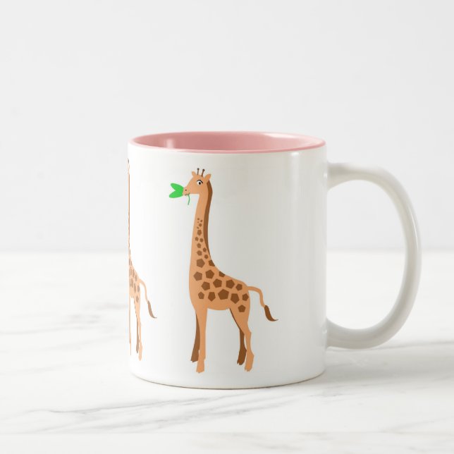2 Couleurs Tasse de girafe (Droit)