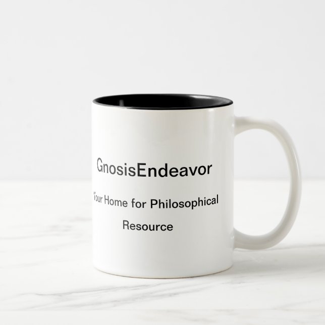 2 Couleurs Tasse de GnosisEndeavor Cofee (Droit)