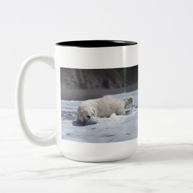 2 Couleurs Tasse de golden retriever (Gauche)