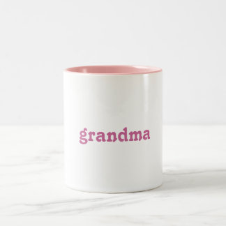 2 Couleurs tasse de grand-maman