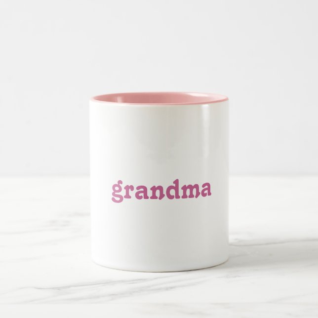 2 Couleurs tasse de grand-maman (Centre)