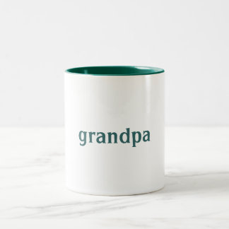2 Couleurs tasse de grand-papa