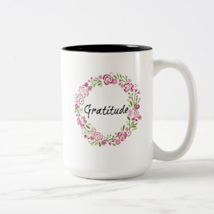 2 Couleurs Tasse de gratitude