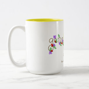 2 Couleurs Tasse de griffonnage d'amusement