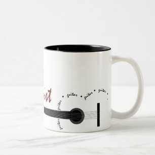 2 Couleurs Tasse de guitariste