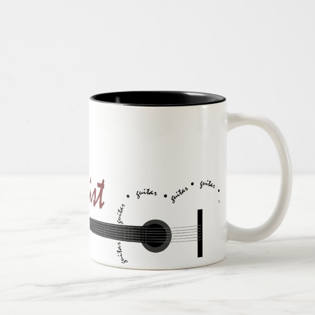 2 Couleurs Tasse de guitariste (Droit)