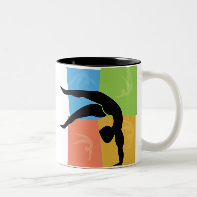 2 Couleurs Tasse de gymnastique (Droit)