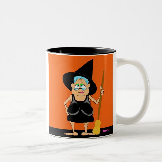 2 Couleurs Tasse de Halloween Gladys (Droit)