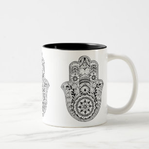 2 Couleurs Tasse de Hamsa