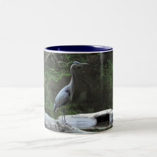 2 Couleurs Tasse de héron de grand bleu