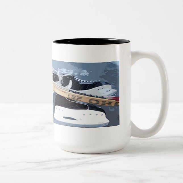 2 Couleurs Tasse de hockey (Droit)