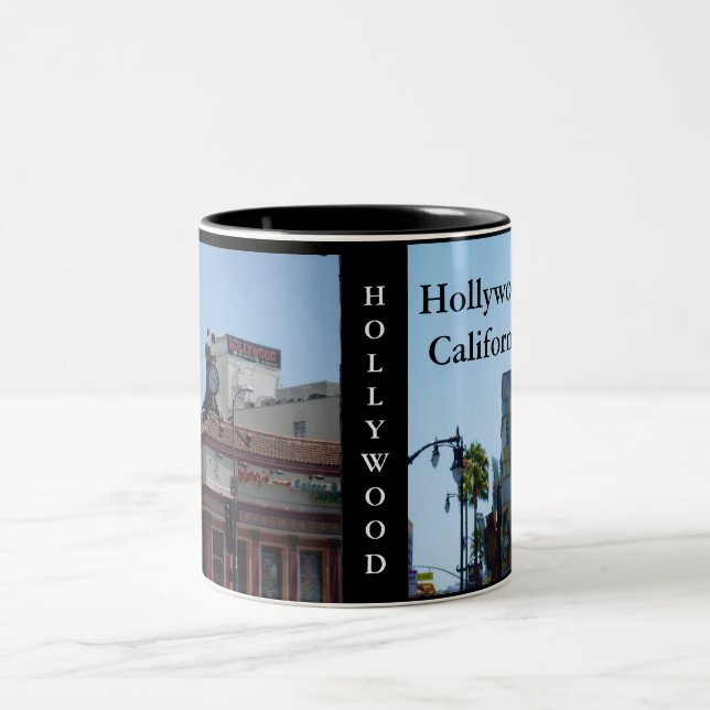 2 Couleurs Tasse de HOLLYWOOD, la CALIFORNIE (Centre)