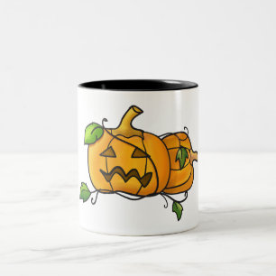 2 Couleurs Tasse de Jack-o'-lantern