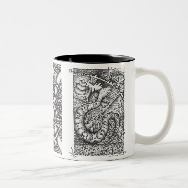 2 Couleurs Tasse de Janice Yudell X3c (Droit)