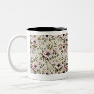 2 Couleurs Tasse de jardin rose pâle pour une maison conforta