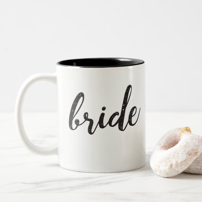 2 Couleurs Tasse de jeune mariée (Avec donut)