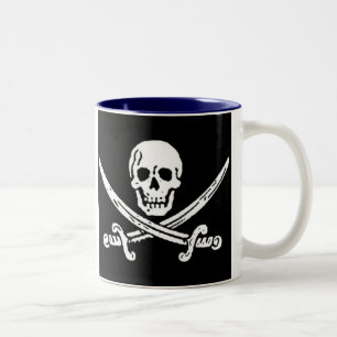 2 Couleurs Tasse de jolly roger